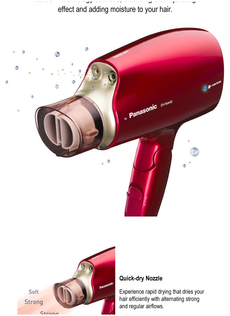 [10.10] Panasonic nanoe™ Foldable Hair Dryer | Healthy Scalp | Reduce ...