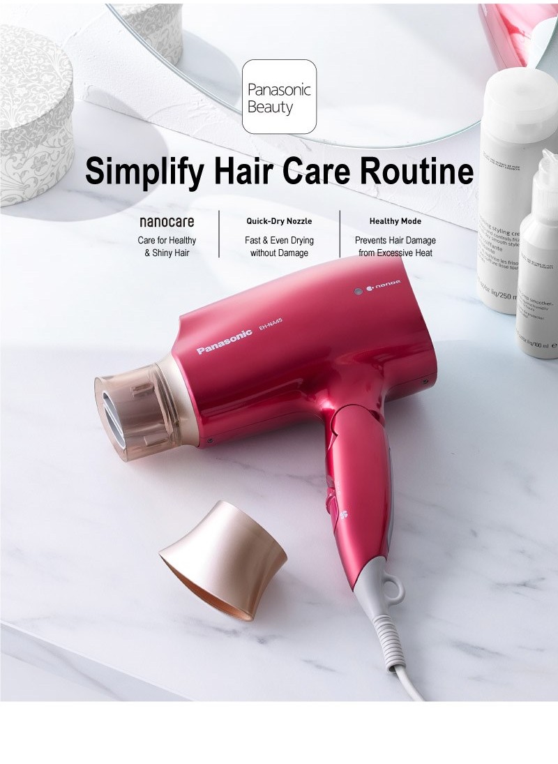 𝐅𝐑𝐄𝐄 𝐃𝐄𝐋𝐈𝐕𝐄𝐑𝐘 Panasonic Eh Na45 White Nanoe Hair Dryer Moisture Eh Na45 W655 Shopee Malaysia 7788