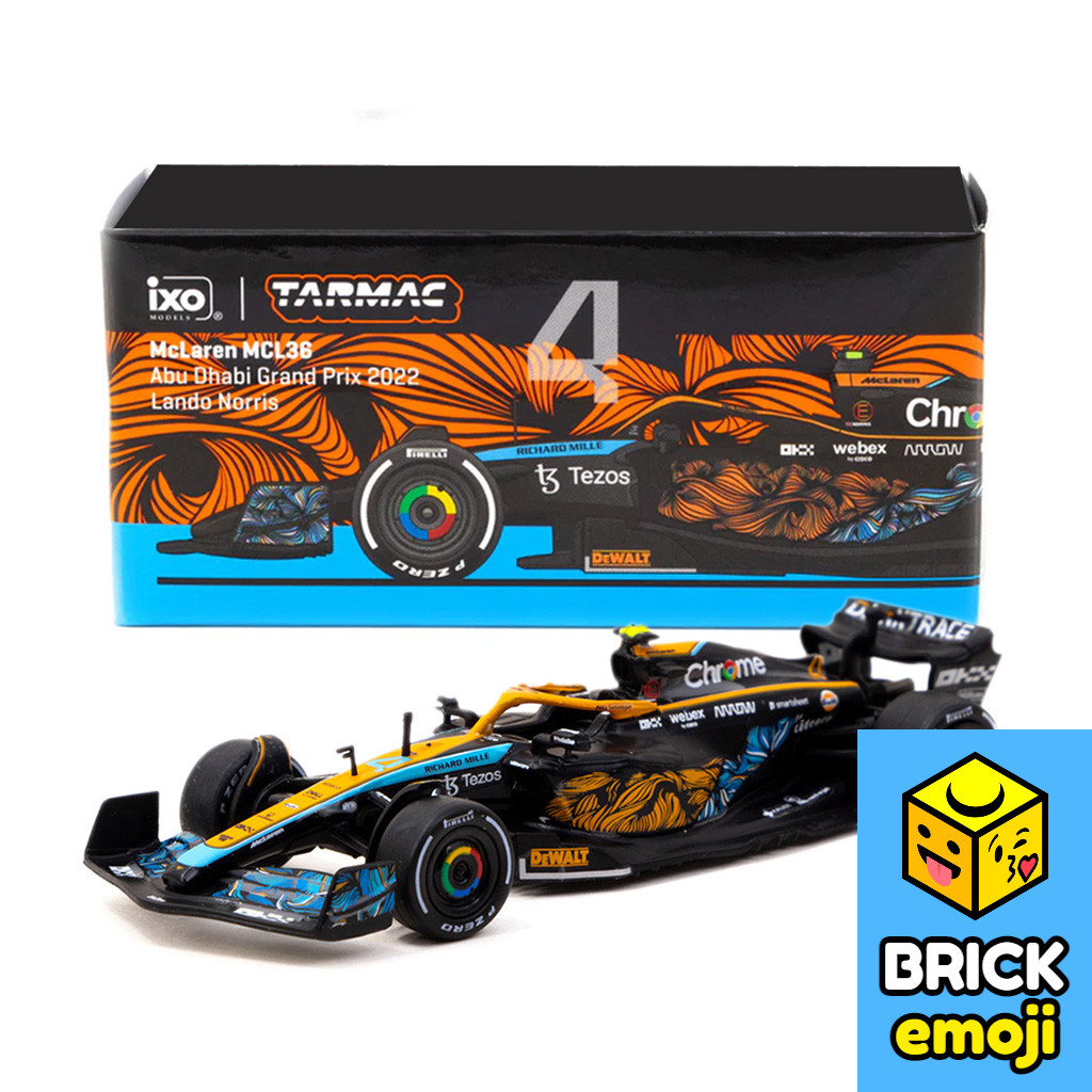 Tarmac Works 1:64 McLaren MCL36 Daniel Ricciardo GP Abu Dhabi 2022 - Foto 3