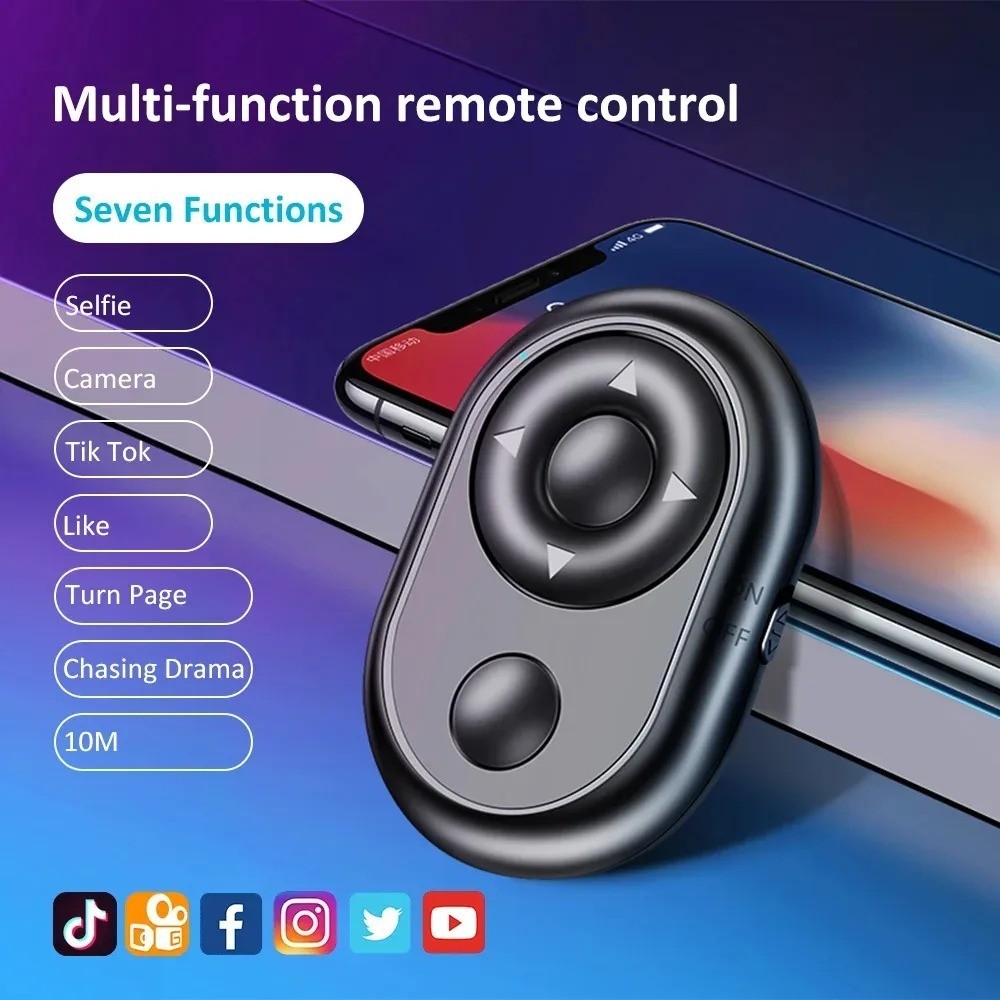 Smartphone Bluetooth Remote Shutter for iOS & Android | Shopee Malaysia