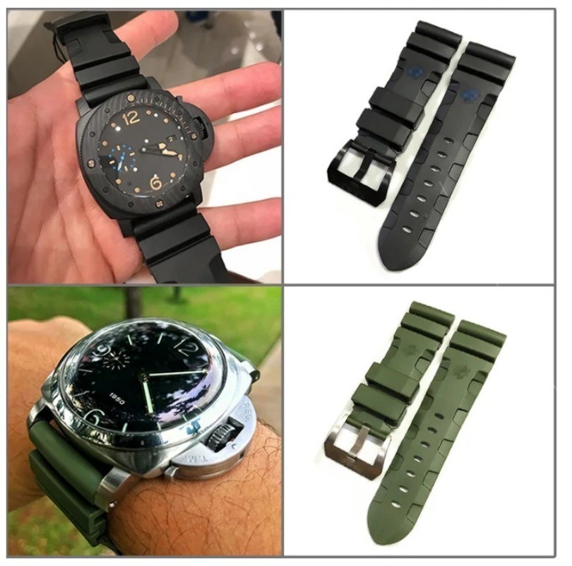 Cheap High Quality Polyurethane 26 mm Replacement Watch Strap 1124_K0033519 main image 1