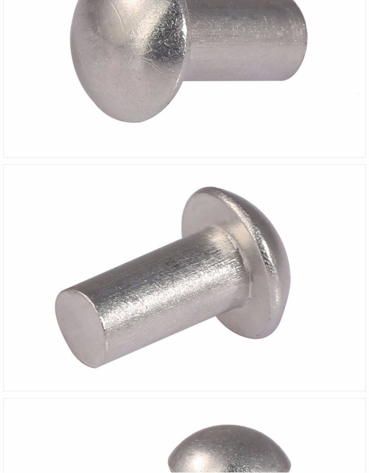 [WDY] Semicircle Head Aluminum Rivets M2M3M4M5M6M8 Round Head Solid ...