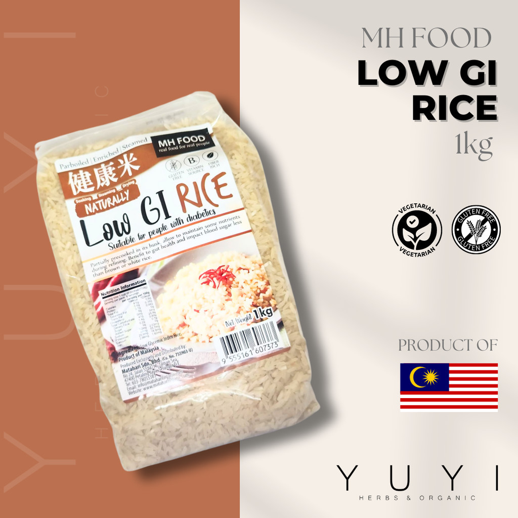 【MH Food】Naturally Low GI Rice 健康米 - 1kg | Shopee Malaysia