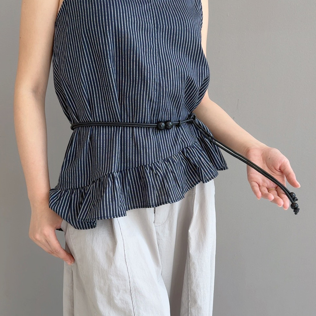 1/2Pcs Vintage Thin Rope Waist Belt For Dresses - Korean Elegant Women ...