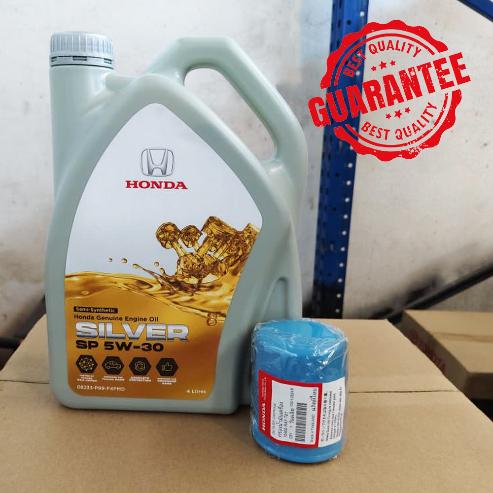 HONDA SEMI-SYNTHETIC ENGINE OIL SILVER SP 5W-30 4 LITRES BY SHELL ...