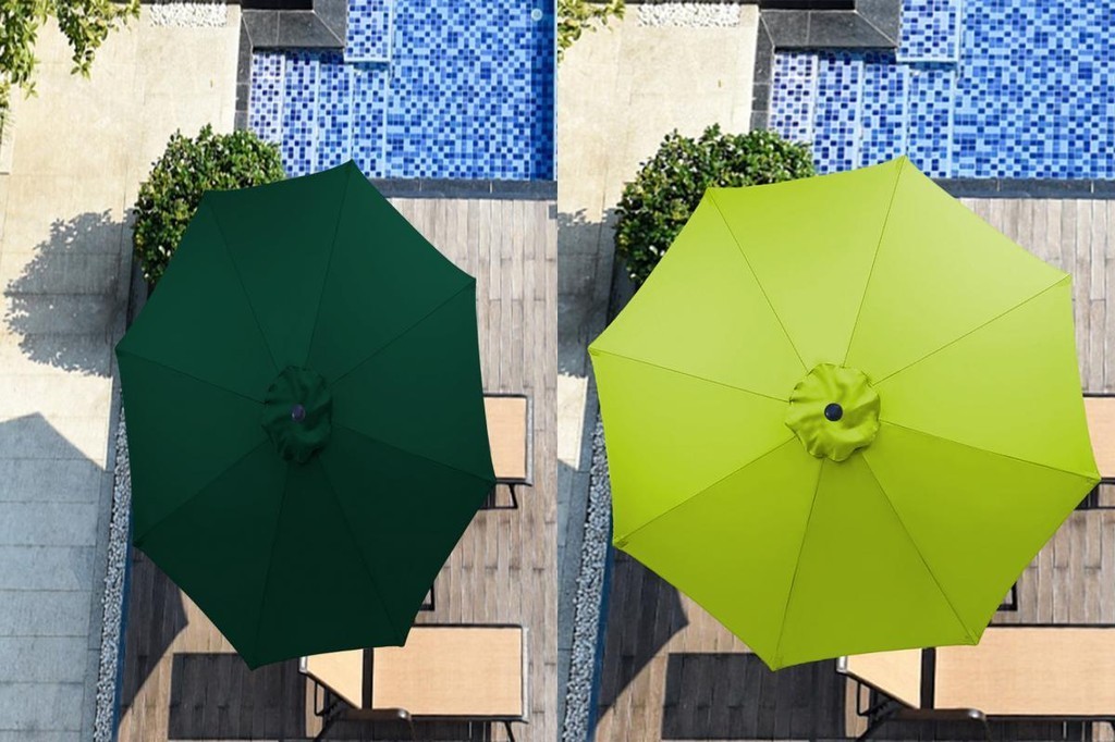 DA* Weather Resistant Umbrella Fabric Beach Umbrella Replacement Cloth ...
