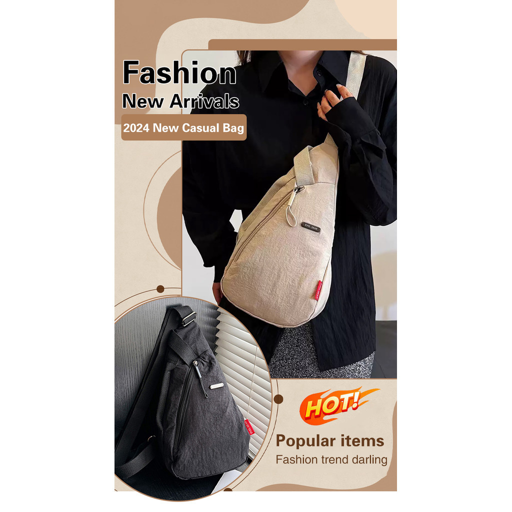 One Pack of Three Uses [Simple Lightweight Crossbody Bag]Nylon