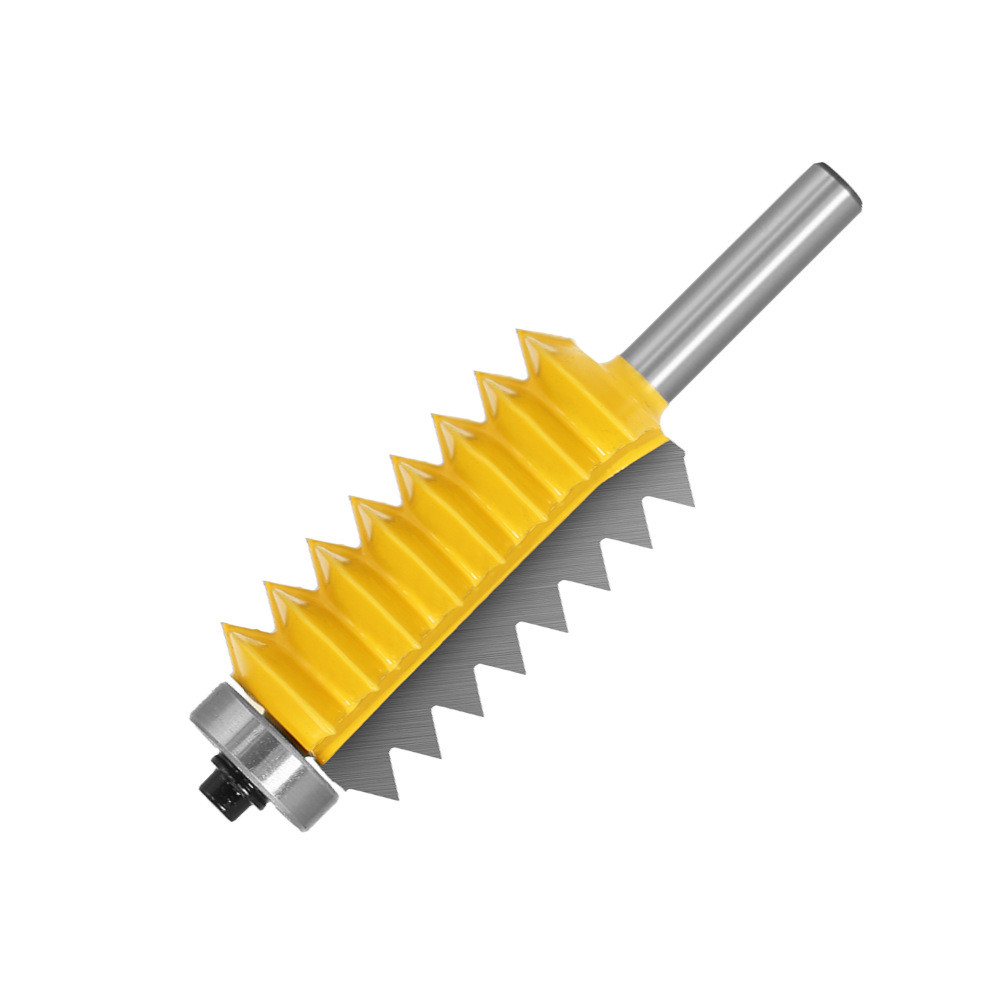 Wavy Finger Joint Router Bit, 8mm Shank Tongue Groove Joinery Bit ...