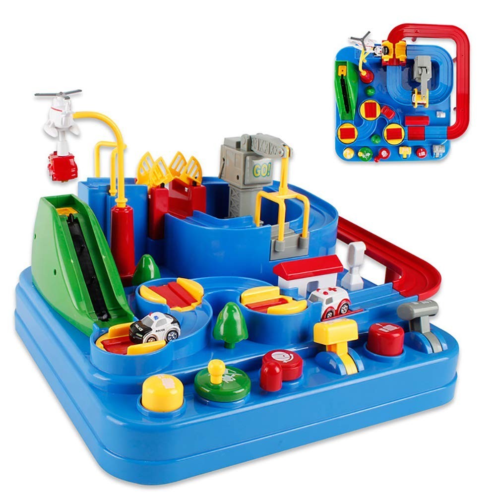 Realeos Ultimate Race Track Railway Car Truck Vehicle Kids Racing ...