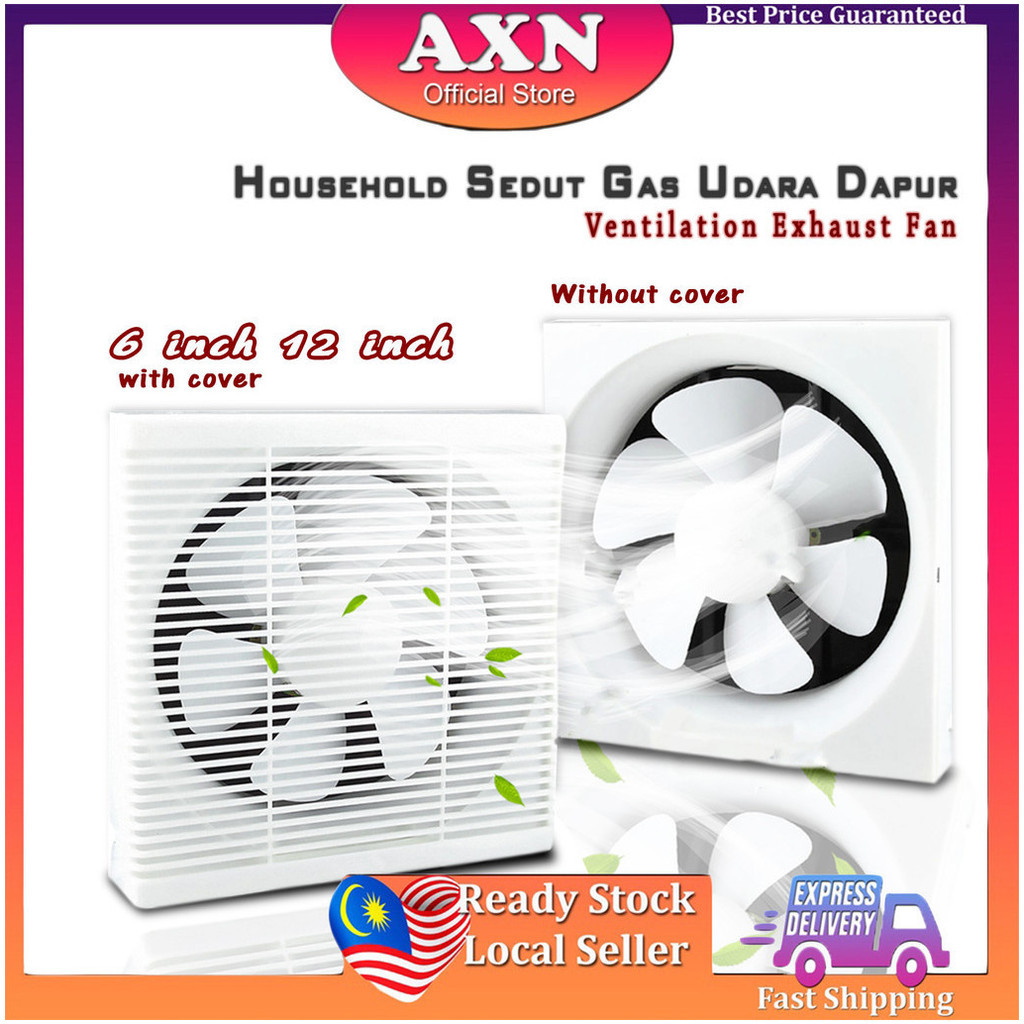 Axn Ventilation Exhaust Fan Vent Kipas Household 6