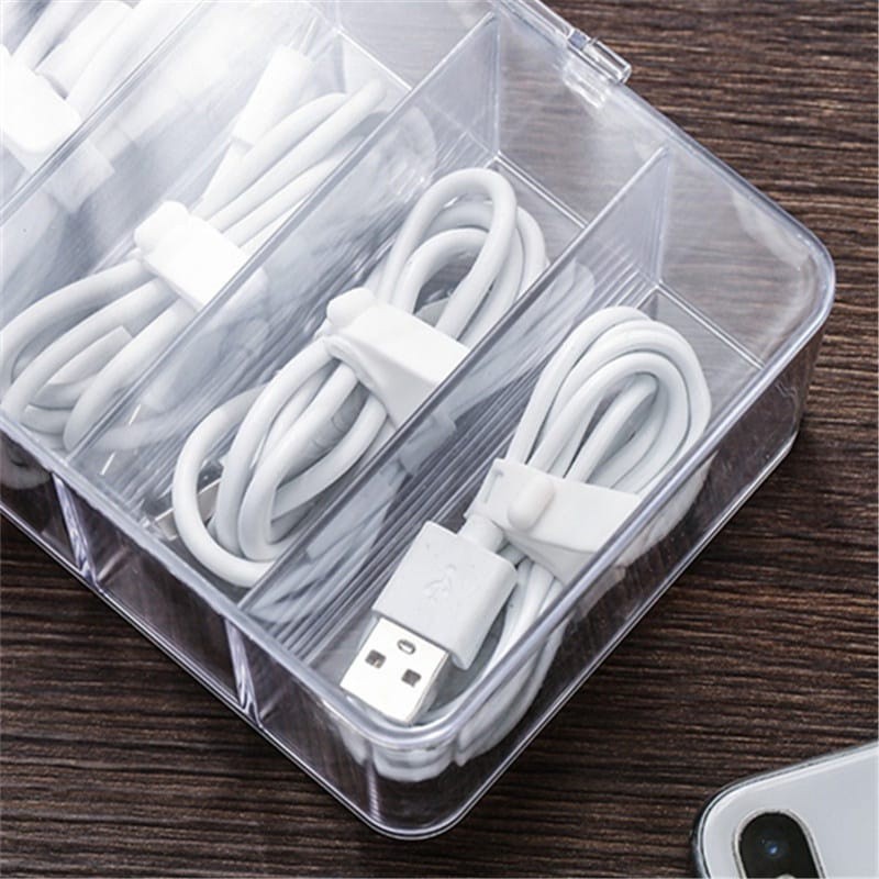 BH Multi Compartment With Cover Cable Organizer Desktop Management ...