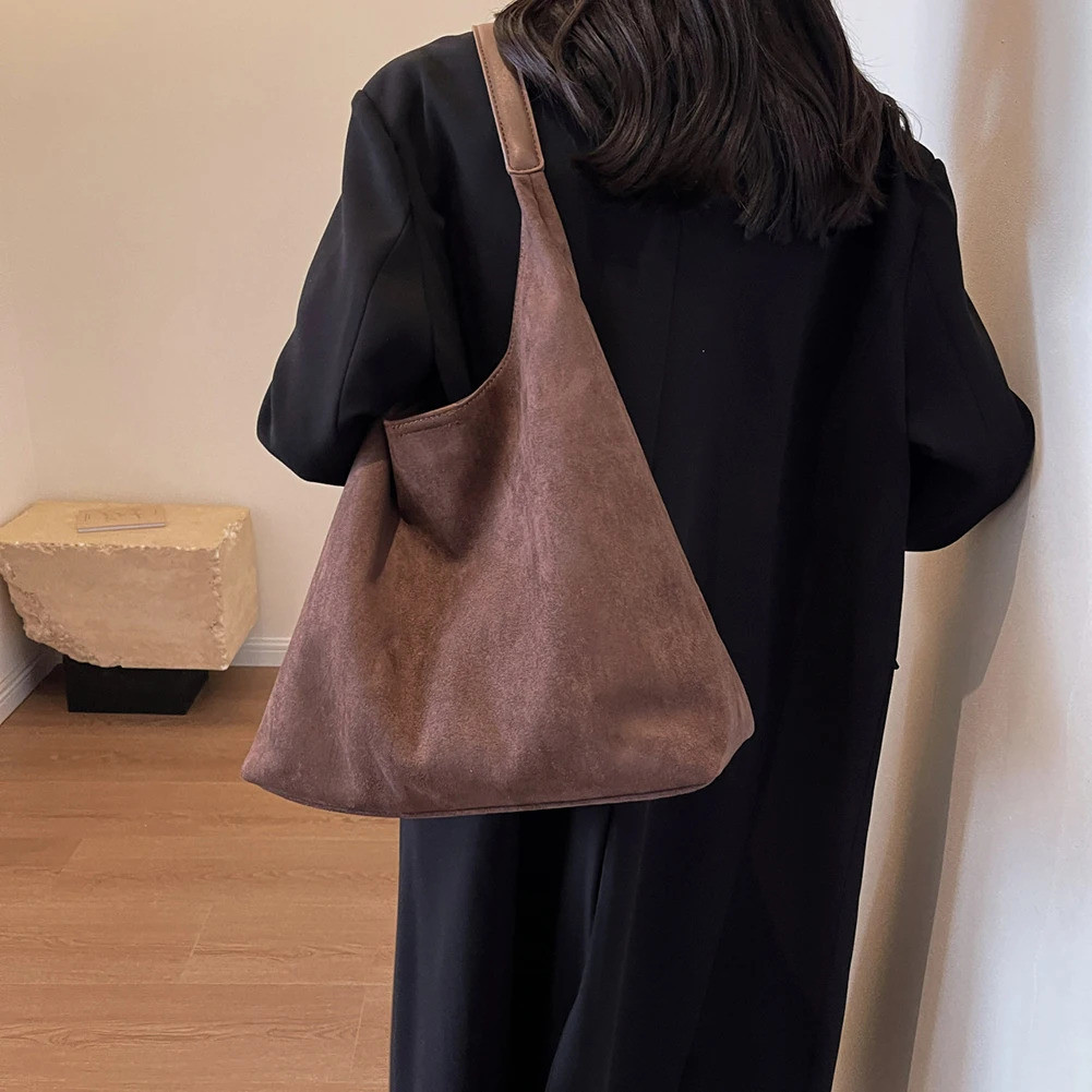 Autumn&Winter Retro Women Bags 2024 Hot Selling Suede Shoulder Bag