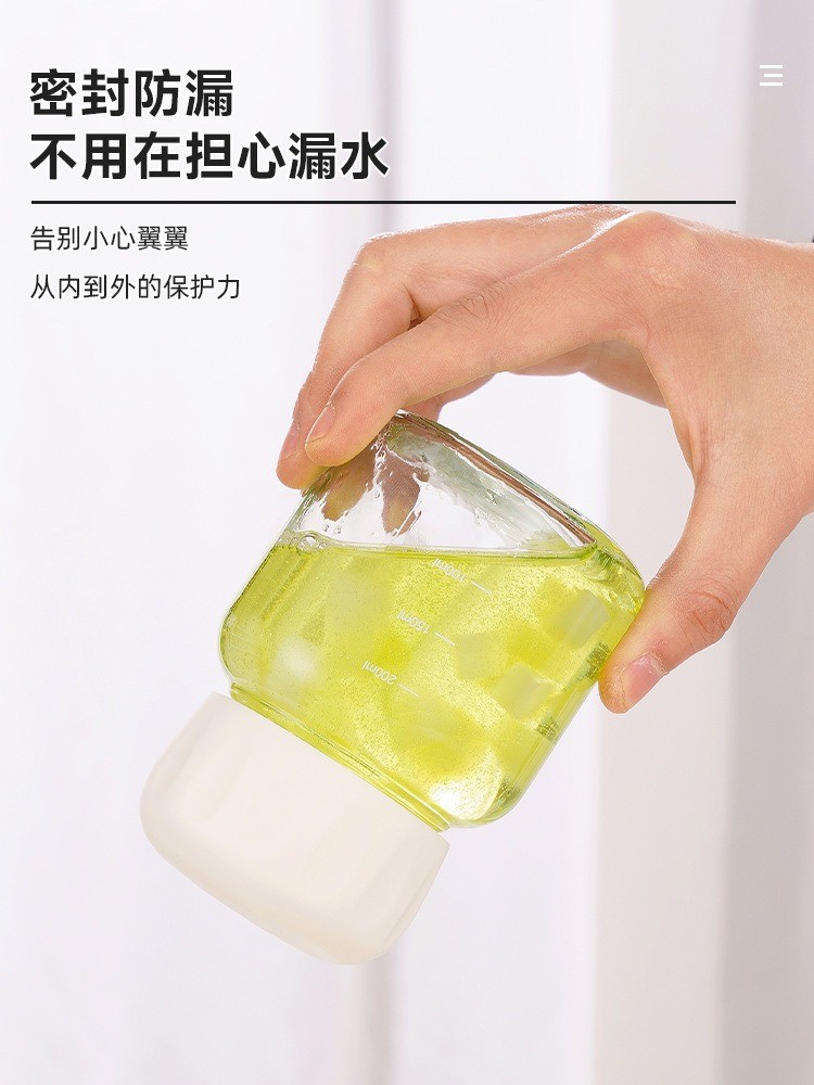 Mug🥤[300ml] Cawan Comel Glass Chubby Cup Shaker Gift Milk Cup Students ...