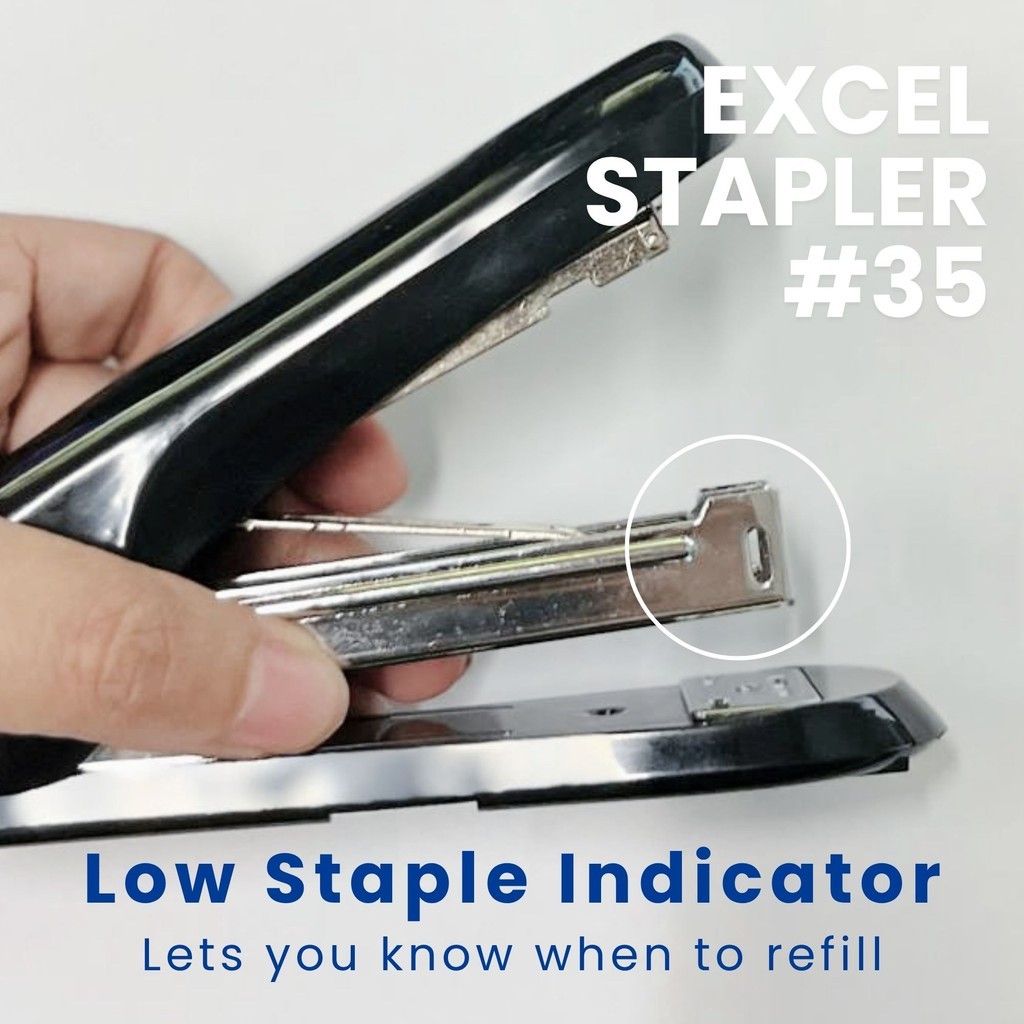 Homeflix Excel Stapler 35 – Compact Ergonomic Stapler for Office ...