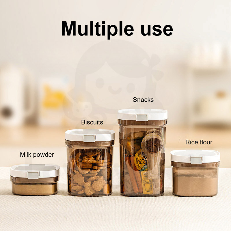 Milk Powder Container Airtight Light-sensitive Baby Food Storage Box ...