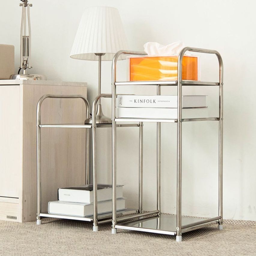 【Spot Goods】Stainless Steel Storage Rack Bathroom Basin Storage Rack