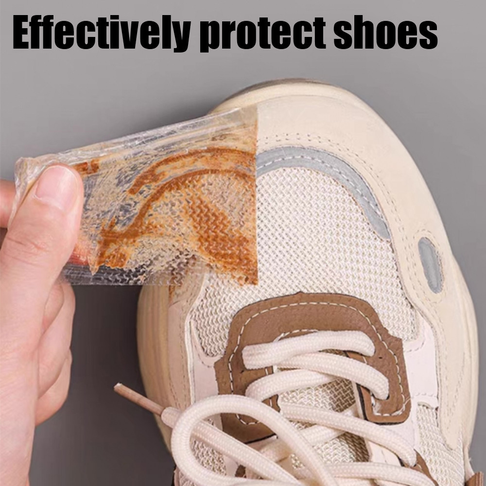 Shoe Toe Rain Stickers - Clear Films, Self-adhesion, Disposable - Shoe ...