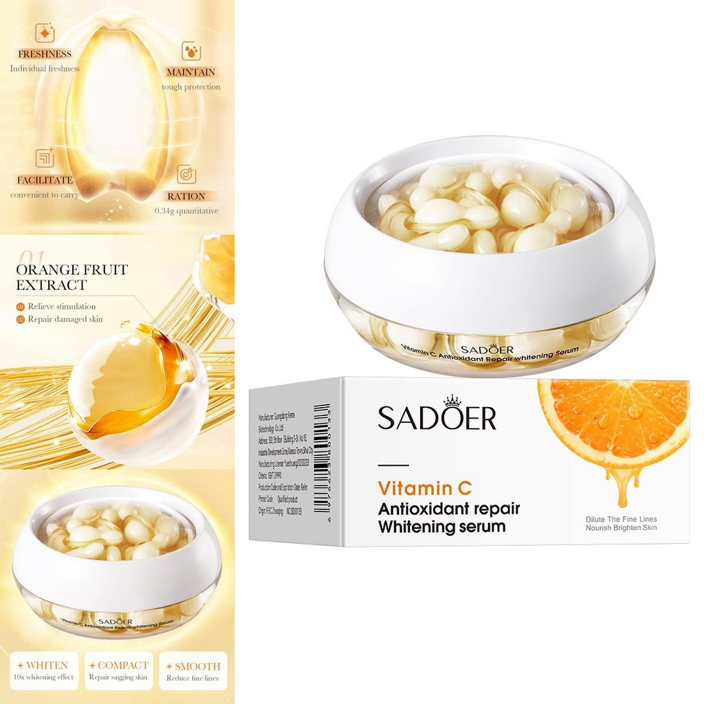 Sadoer C Vitamin Antioxidant Repair Whitening Essence Brightening Serum
