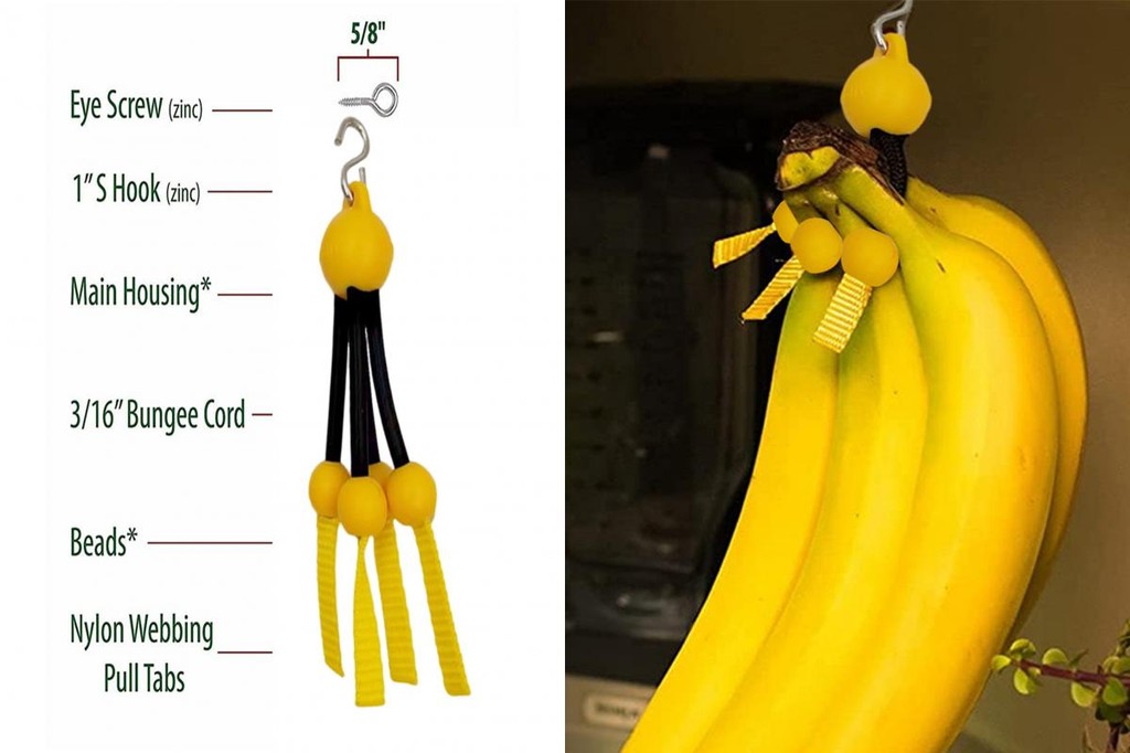 RC~ Fruit Ripening Hanger Fruit Ripening Rack Foldable Banana Hook ...