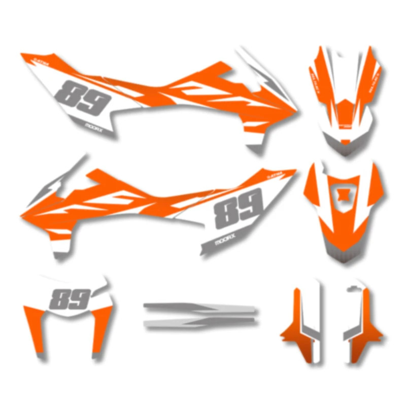 DSMTECH Custom Motorcycle Graphics For KTM 2019 2021 2022 SMC-R 690 19 ...