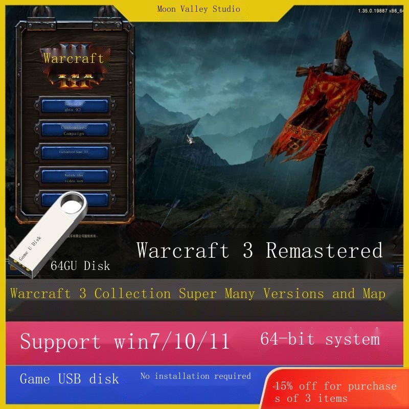 Warcraft 3 Frozen Throne Remake Version Reset Standalone Battle Map pc