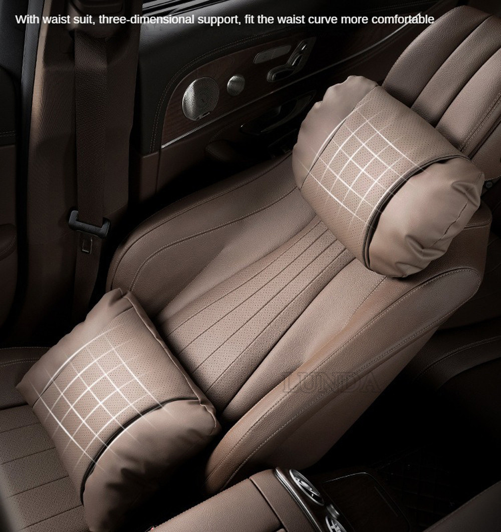 Car Headrest Nappa Leather Headrest Maybach Headrest Car Seat Cushion