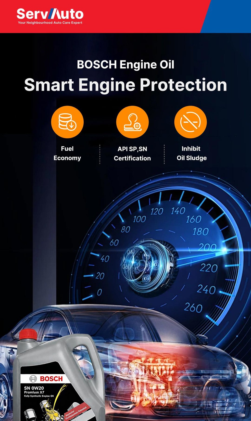 ServAuto C Segment SUV & MPV Service Package - Fully-Syn Engine Oil (4L ...