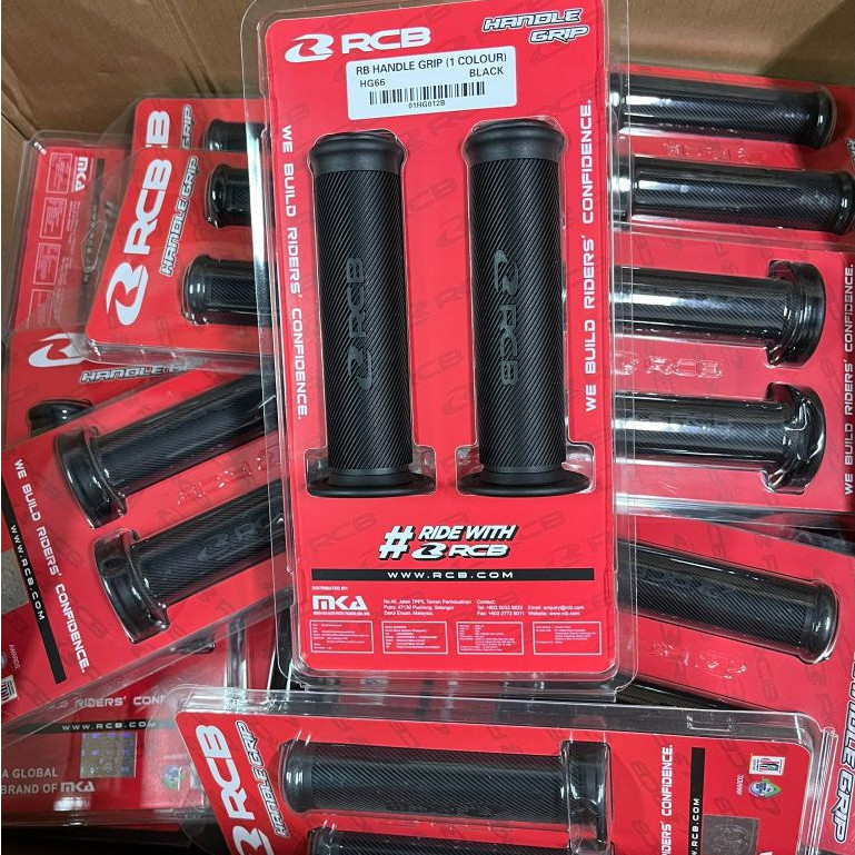 UNIVERSAL * BLACK * RCB RACING BOY HANDLE GRIP [ HG66 ] FOR ALL ...
