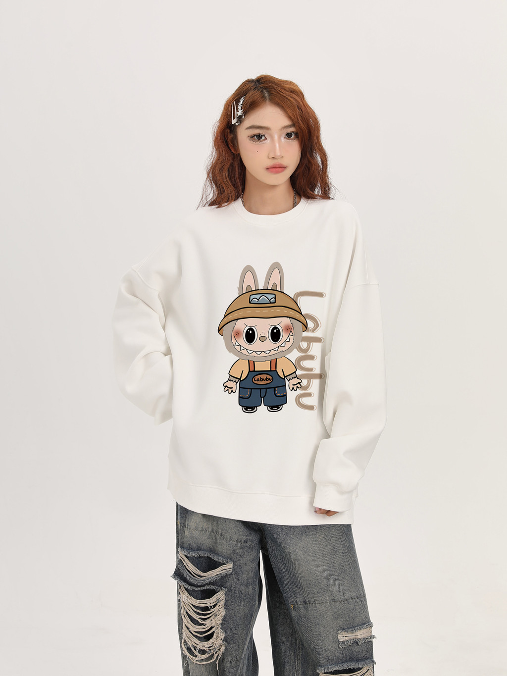 I000623*nuziro | Unisex style | Oversize American style retro Labubu ...