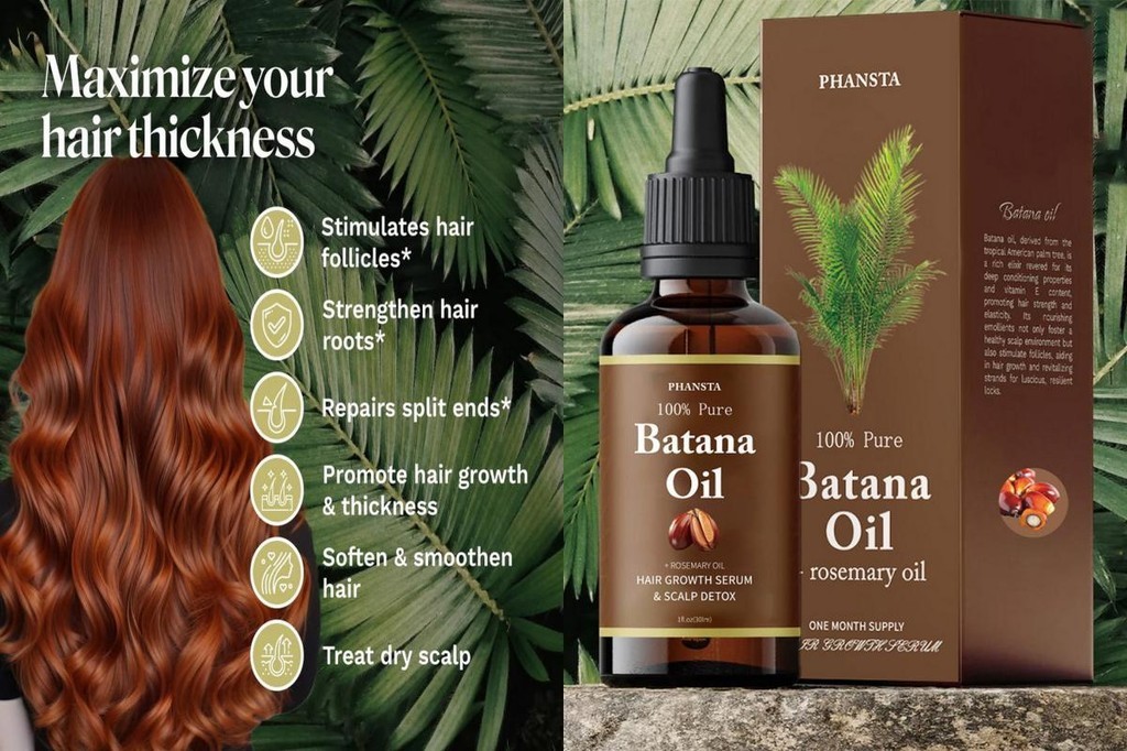 Han_ Plants Extract Hair Oil Hydrating Hair Oil 30ml Batana Rosemary ...