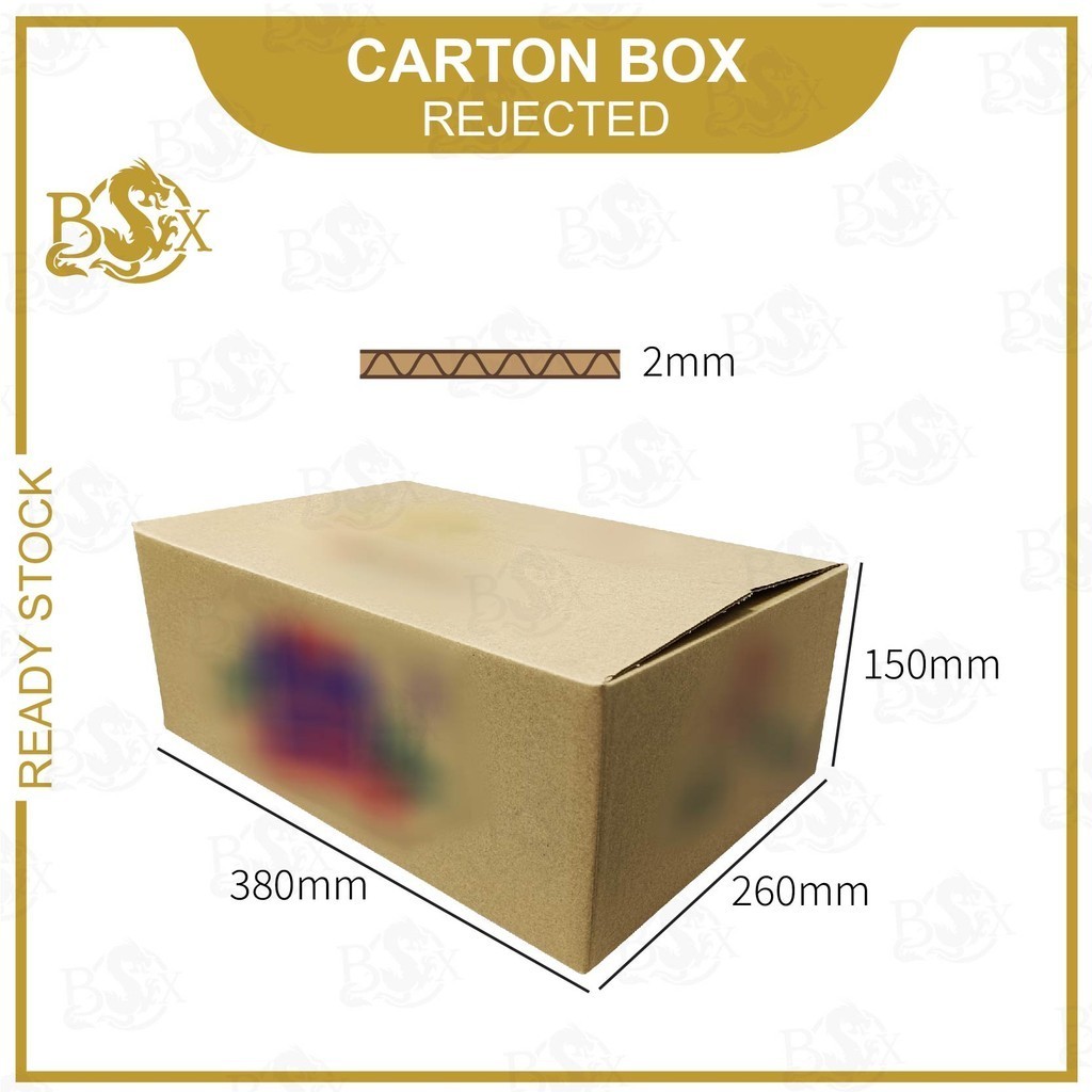 Rejected Box Packaging Box Packing Box Carton Box Paper Box Kotak ...