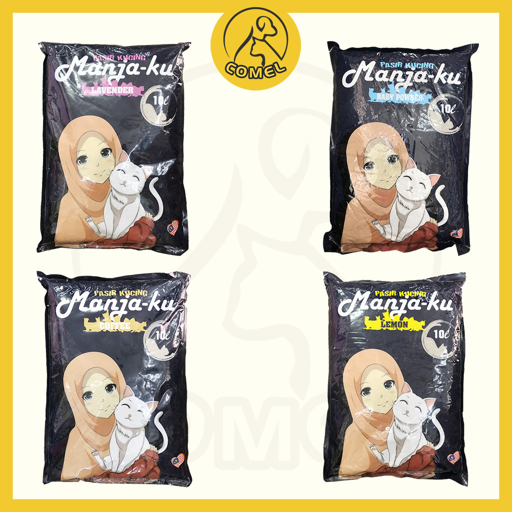 Manja-Ku Cat Litter Cat Sand / Pasir Kucing 10L | Shopee Malaysia