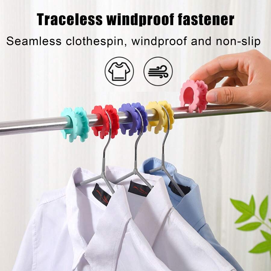 5PCS Silicone Windproof Buckle Fixed Lock Hanging Buckle Anti-Slip ...
