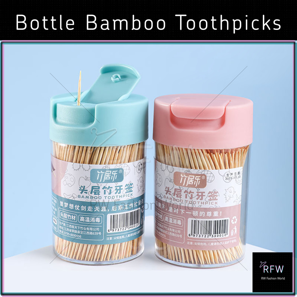 Bottle Bamboo Toothpicks Pencungkil Gigi Buluh Botol | Shopee Malaysia