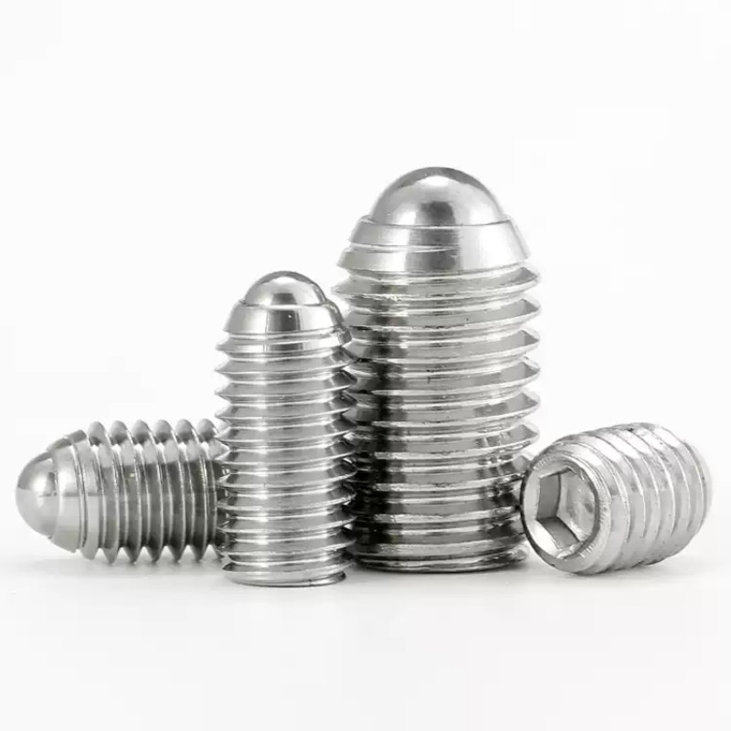 304 stainless steel Hex Socket Allen Spring Ball Plunger Grub Point Set ...