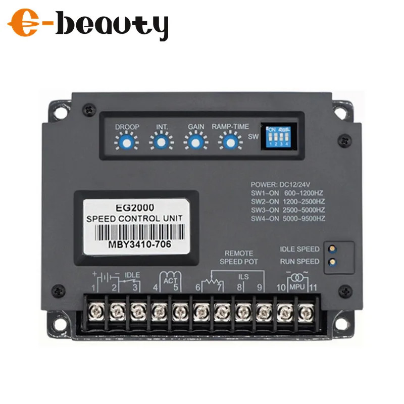 EG2000 DC Electronic Governor Diesel Generator Set Electric Board Speed ...