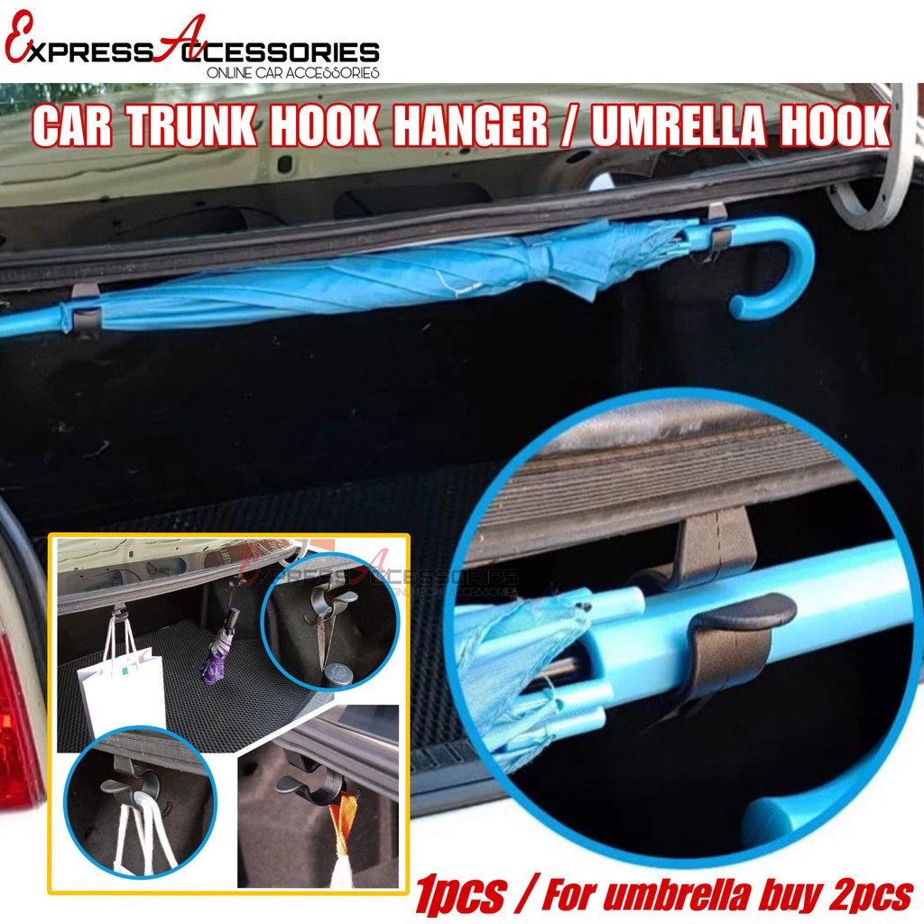 1pc Car Rear Trunk Mounting Bracket Umbrella Holder Automobile Clip ...