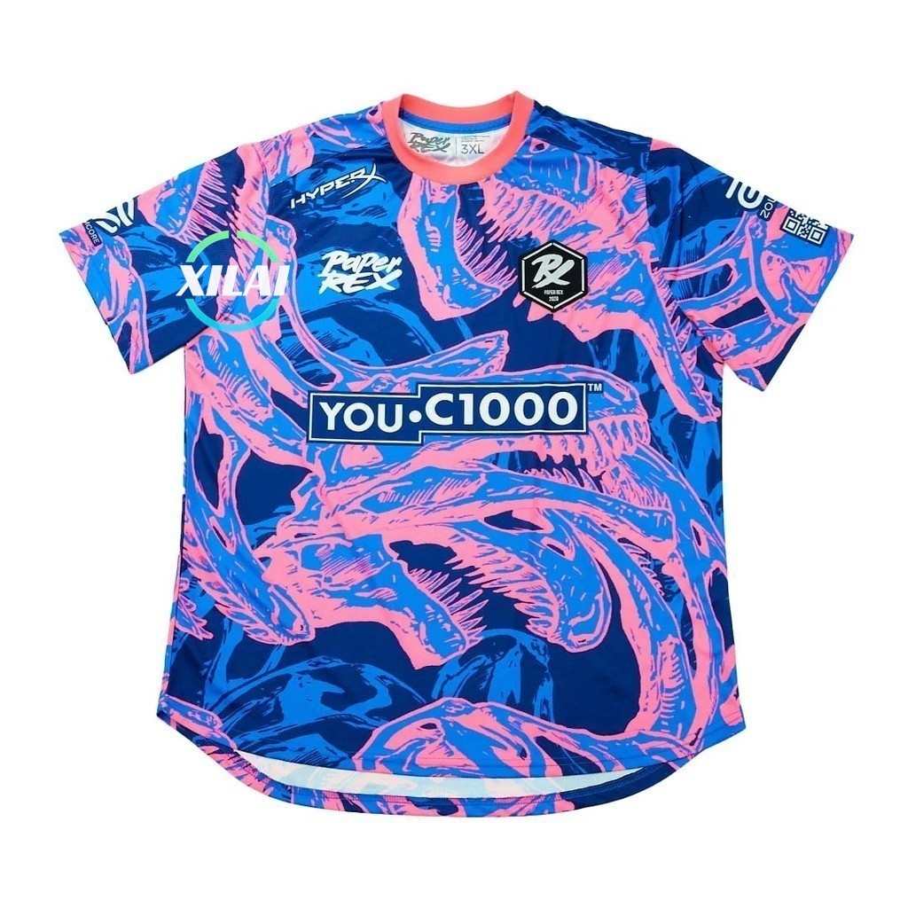 xilai 【Free Custom Name & Number】PRX Champions 2023 Jersey Special ...