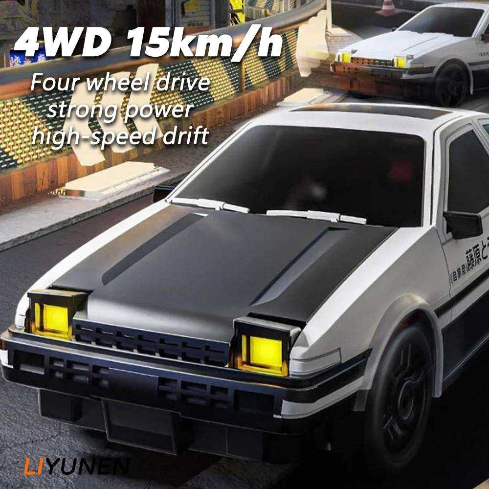 AE86 RC Foldable Lamp Drift Car Toy 4WD Proportional Throttle ...