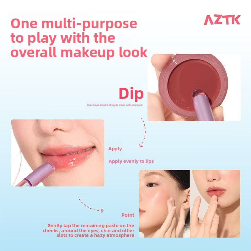 AZTK Water-Light Blush Cream Multi-Use Ointment Eye Shadow Lipstick ...