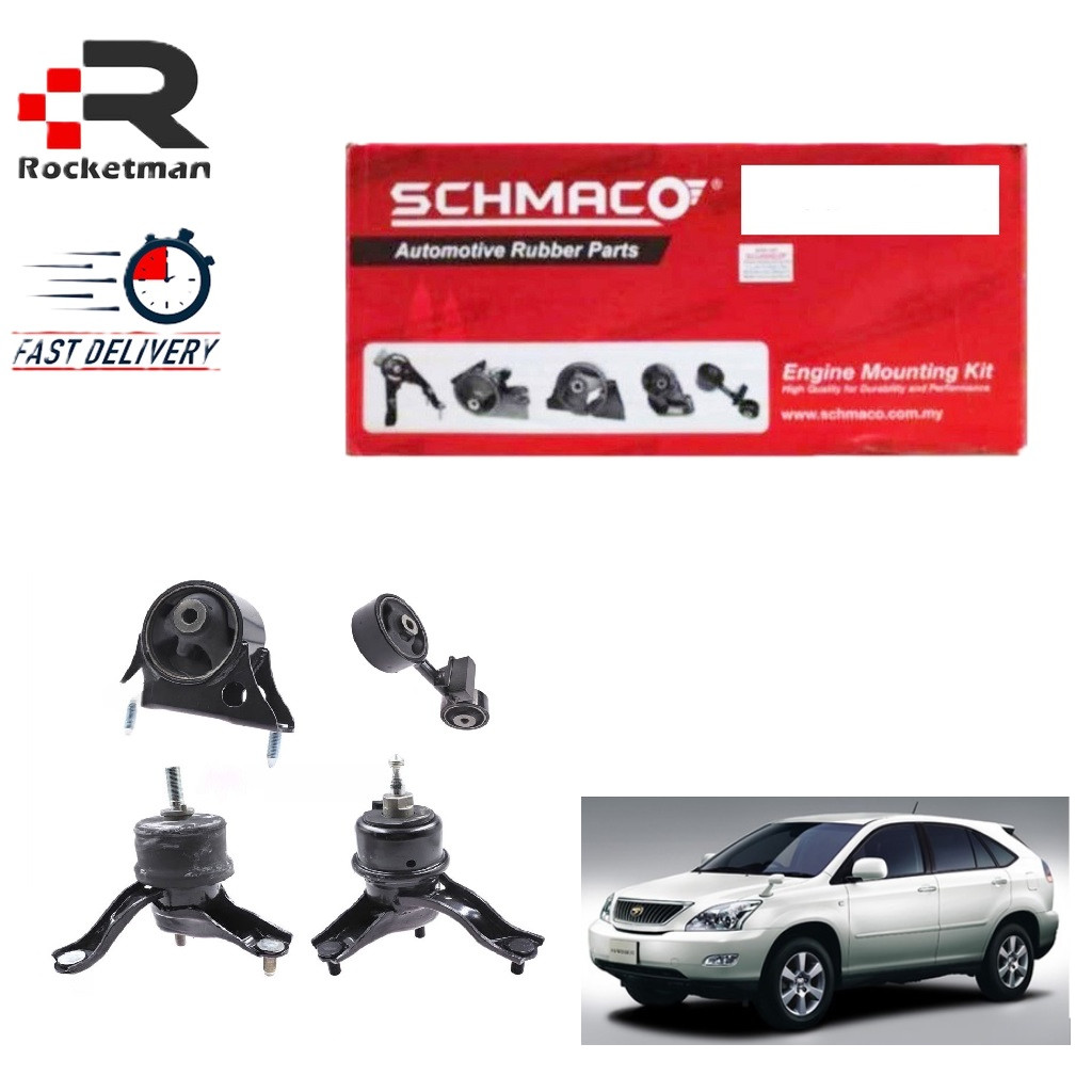 SCHMACO ENGINE MOUNTING SET TOYOTA HARRIER 2.4 ACU30 2003-2008 | Shopee ...