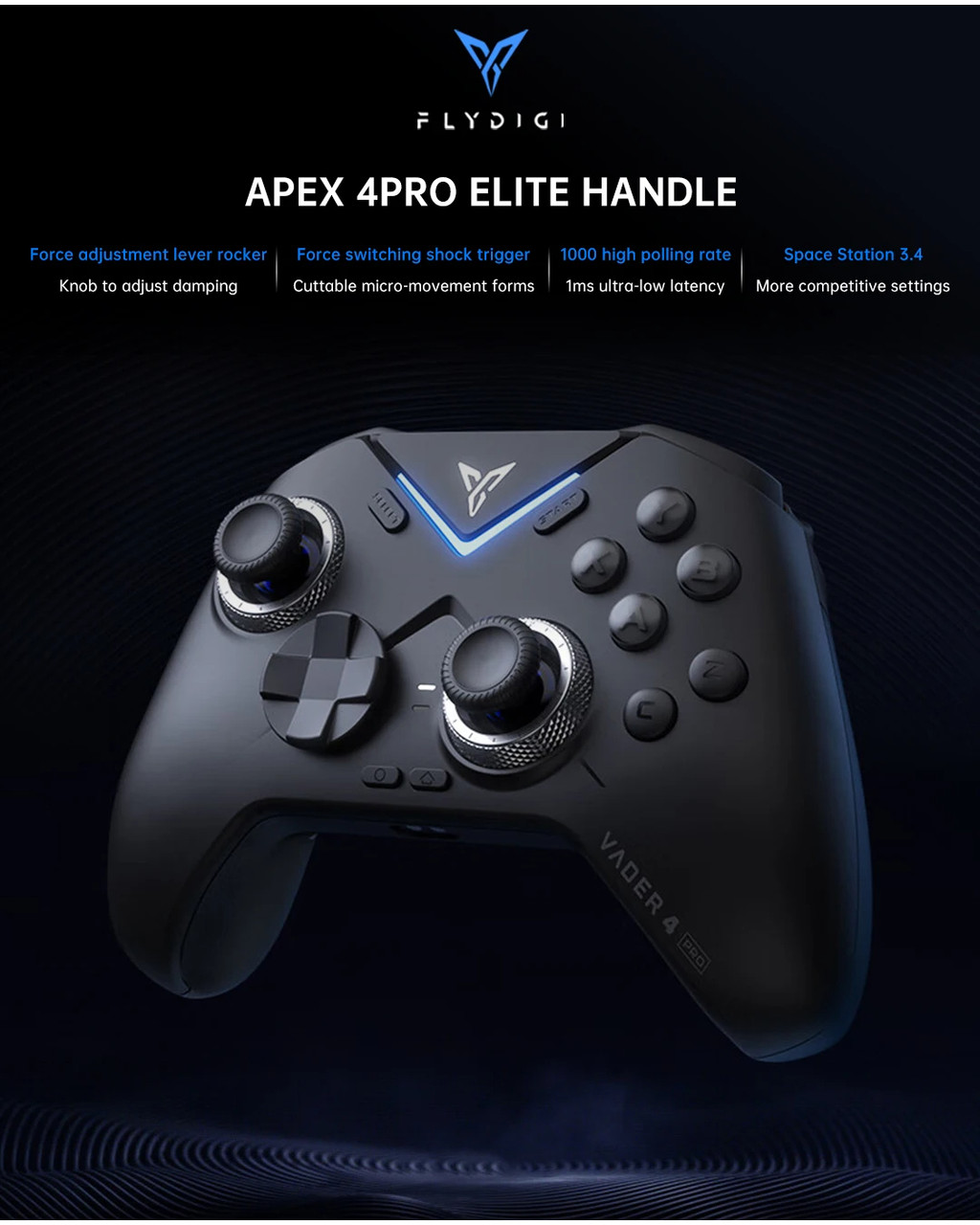 2024 New Flydigi VADER 4PRO/VADER 3 / VADER 3 PRO Bluetooth Wireless