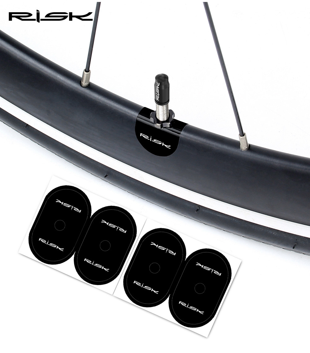 RISK Mountain Road Bicycle Presta Valve Sticker Bike Tire Air Nozzle ...