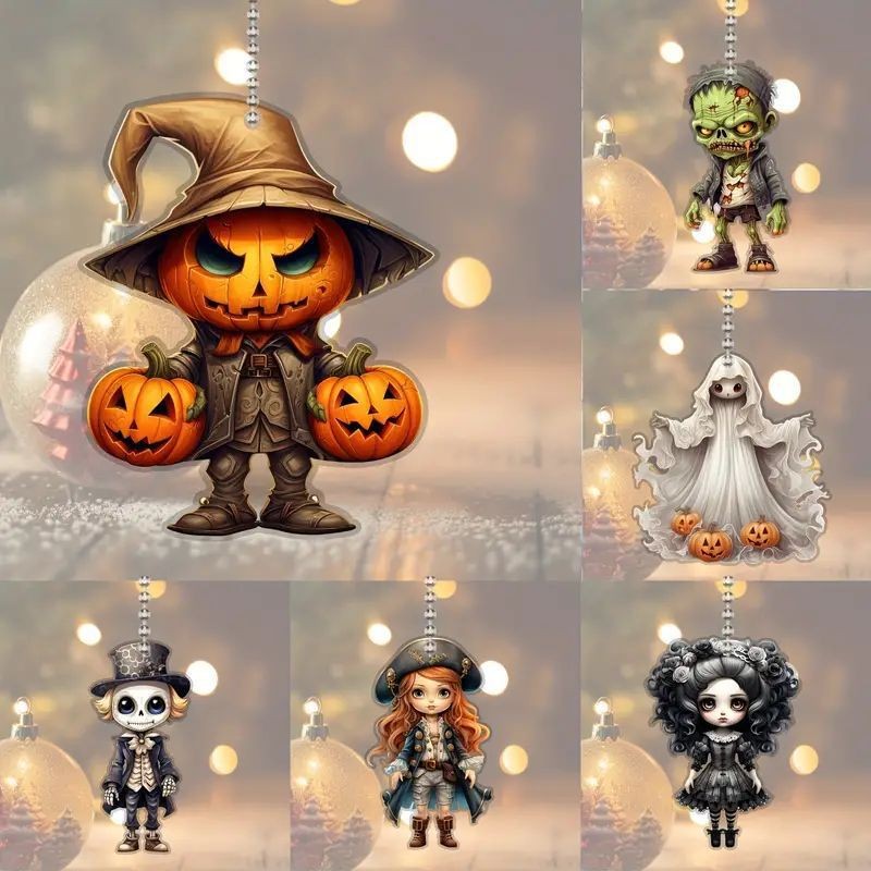 Acrylic Gothic Distinctive Character Car Dangle For Decor Halloween ...