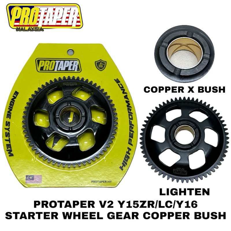 PROTAPER RACING STARTER WHEEL COPPER BUSH ( VERSION V2 ) 59T Y15ZR Y15 ...