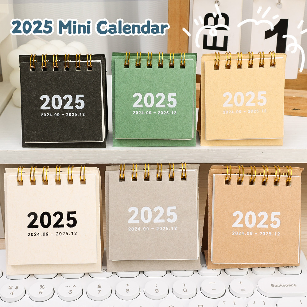 [ Featured ] 2025 Mini Flip Page Desk Calendar - Office School ...