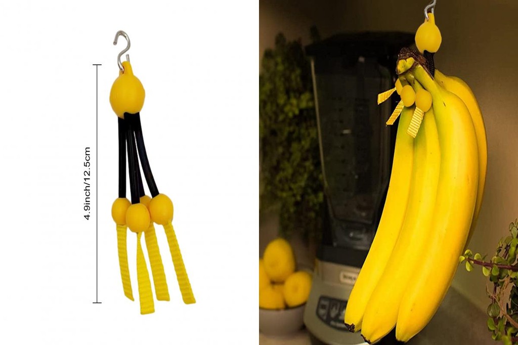 RC~ Fruit Ripening Hanger Fruit Ripening Rack Foldable Banana Hook ...