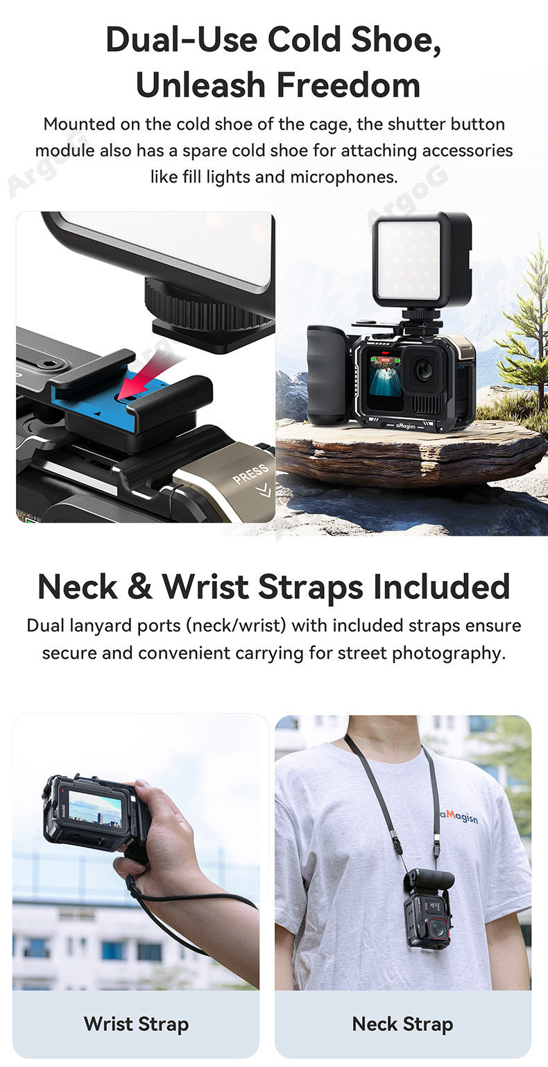 Insta360 Ace Pro 2 Xplorer Grip Kit Silver | Klik voor de beste prijs