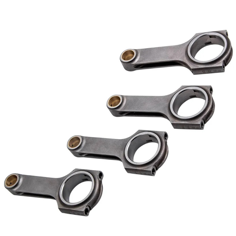 4 pezzi H-Beam Racing Conrods Connecting Rods for Audi A3 A4 A5 EA888 ...
