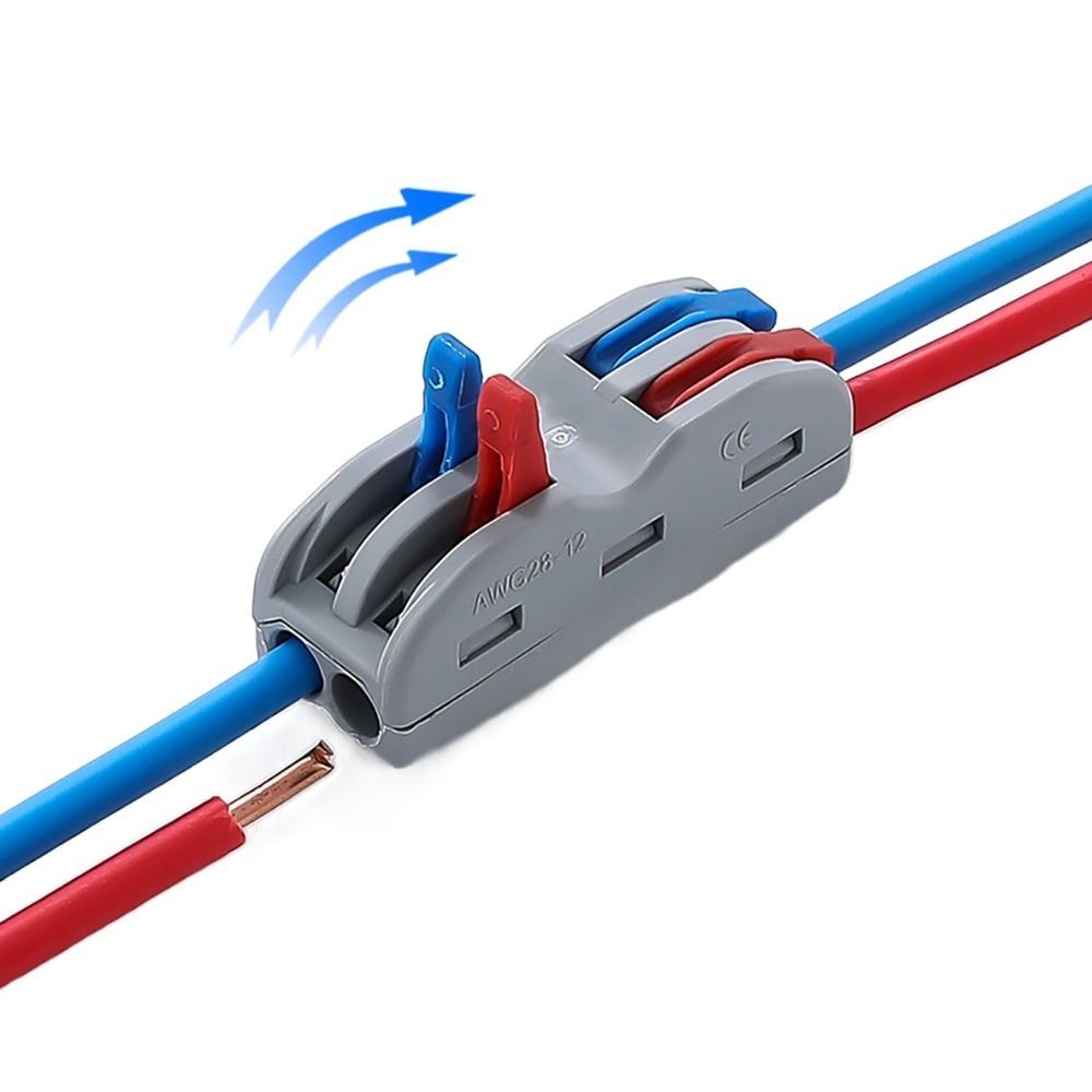 5pcs Quick Electrical Cable Splice Mini Quick Terminal Block Universal ...